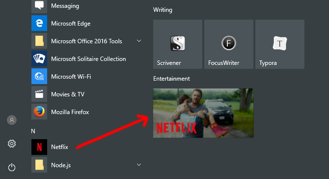 7 Windows Kullanıcıları için Netflix İpuçları ve Düzenlemeler Kullanılmalıdır netflix windows 10 live tile