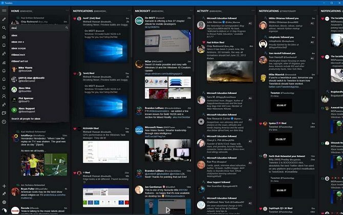 tweeten windows 10 uygulaması
