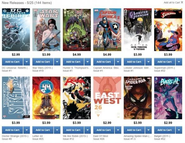 Comixology Yeni Çıkanlar