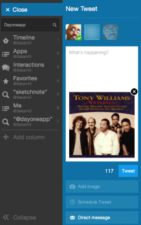 Mac için Yeni TweetDeck, Daha İyi Tweetleme ve Görüntü Önizleme Tweet'i içerir