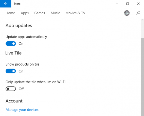 Windows 10 Win10 Pro Mağaza Ayarlarında Otomatik Uygulama Güncelleştirmeleri Nasıl Kapatılır