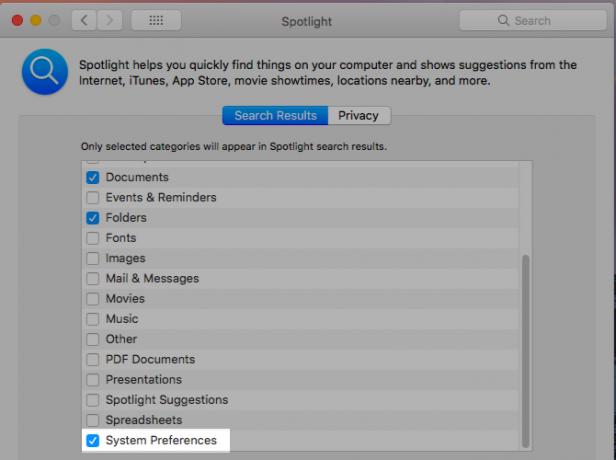 Spotlight üzerinden Mac Sistem Tercihleri