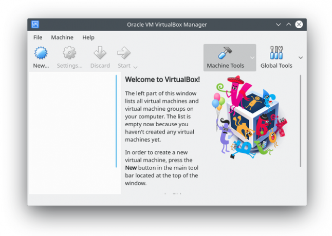 Linux üzerinde çalışan VirtualBox