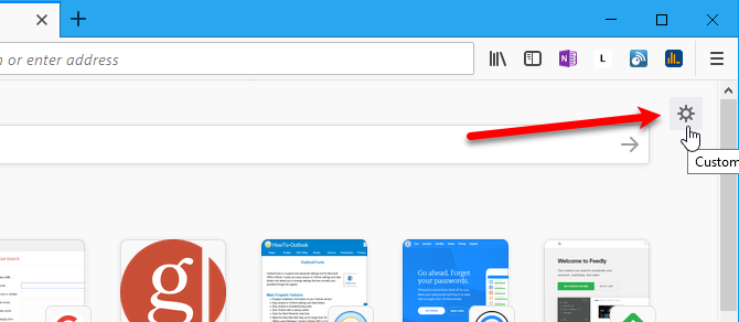 Firefox yeni sekme bölümlerini gizle