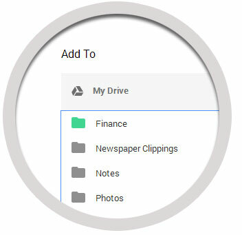 Google Drive - Şuraya Ekle