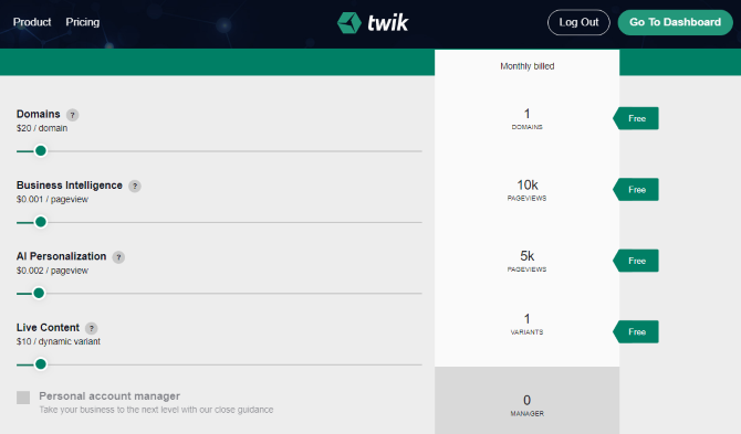 Web sitenizdeki içeriği twik ile kişiselleştirin
