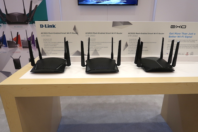 D-Link Exo Mesh Yönlendiriciler CES 2019