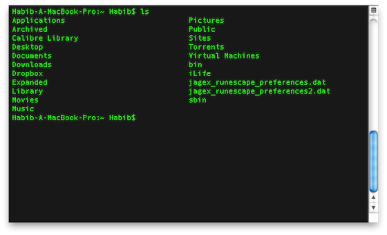 mac terminal komutları