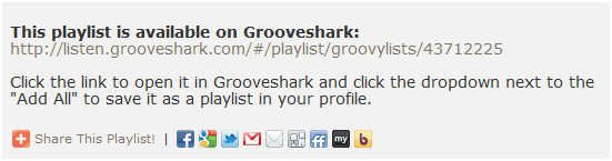 çalma listelerini grooveshark için spotify