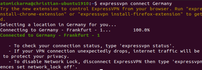 Ubuntu Linux vpnp linux vpn expressvpn istemcisine VPN İstemcisi Yükleme