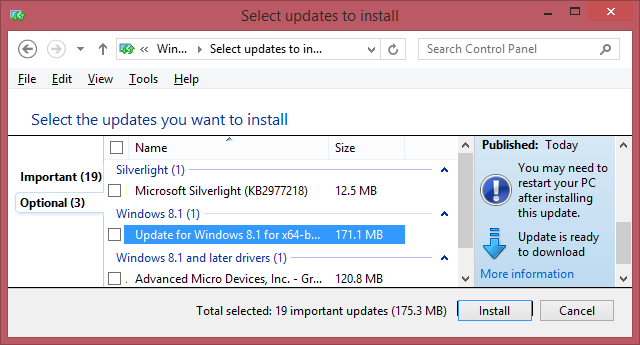 Windows Update Salı