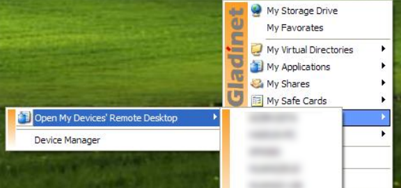 Çevrimiçi Hizmeti Gladinet ile Ağ Sürücüsü Olarak Eşleme (Windows) remotedesktopglad