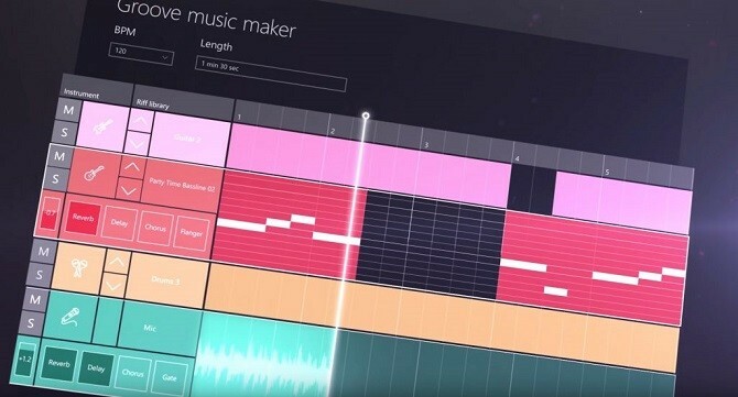 Windows 10 Creators Güncellemesi - Groove Music Maker