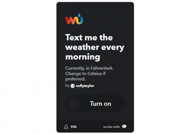 Ultimate IFTTT Kılavuzu: Pro 3IFTTT TextWeather gibi Web'in En Güçlü Aracını Kullanın