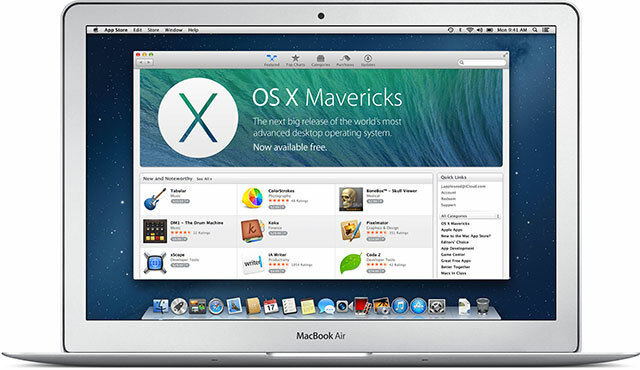 OS X Mavericks Ücretsiz: İşte Nasıl Gidilir & Neden İstersiniz osx mavericks air