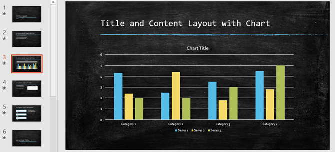 kara tahta eğitim powerpoint şablonu