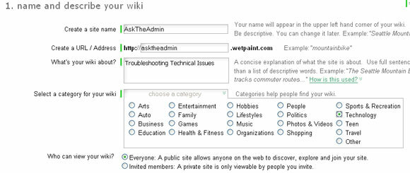 WetPaint ile kendi Wiki Sitenizi Kolayca Oluşturun wetpaint2