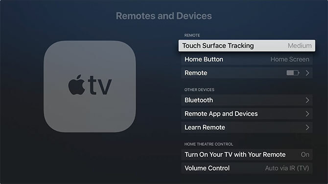 Apple TV uzaktan ayarları