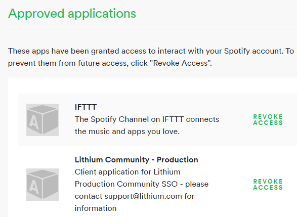 Spotify ve Reclaim Privacy'de Üçüncü Taraf Uygulamalara Erişimi İptal Etme spotify onaylı uygulamalar