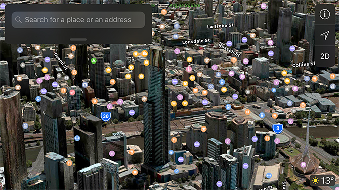 Apple Maps 3D Üstgeçidi