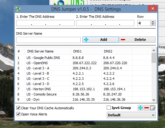 dns sunucusunu değiştir