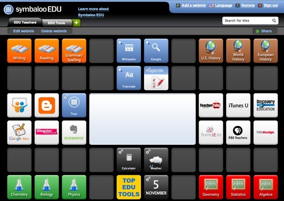 SymbalooEDU 01b Symbaloo Kullanarak Kendi Sanal Öğrenme Ortamınızı Oluşturun