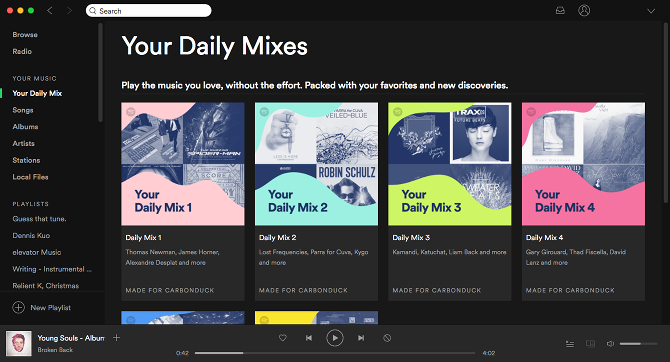 Spotify israf disk alanı israf önlemek nasıl Spotify arayüzü genel bakış