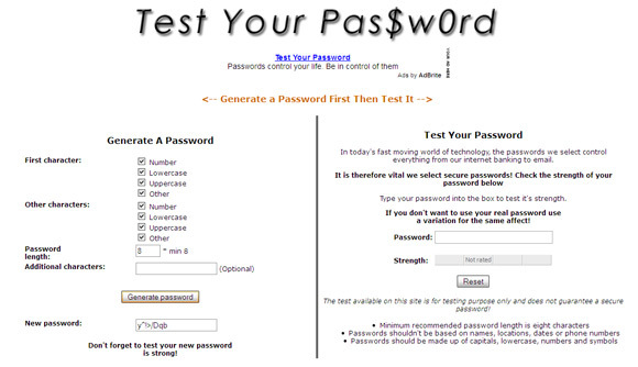 şifre gücü test