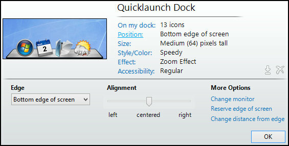 ObjectDock: Masaüstünüzü Hızla Özelleştirin ve İşlevselliğini Artırın [Windows] ObjectDock Ayarları Ana Konumları