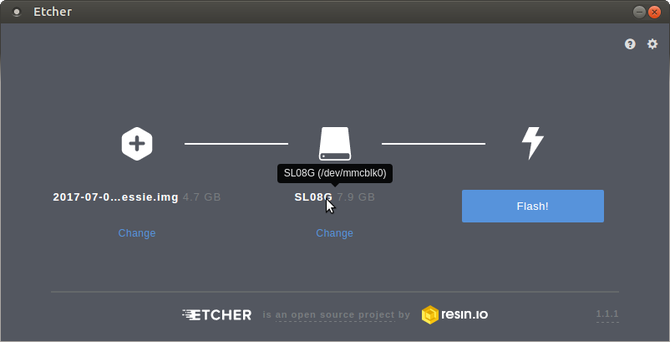 linux ahududu pi kurulum etcher yapılandırma