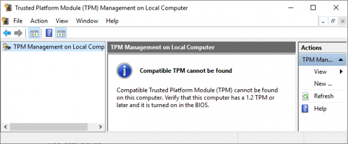 bitlocker uyumlu tpm bulunamadı