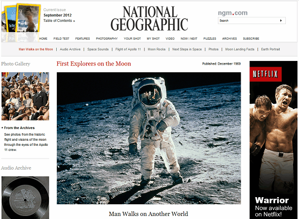 Neil Armstrong ve Apollo 11 hakkında bilgi edinin Web'de Aya İniş national geographic apollo 11