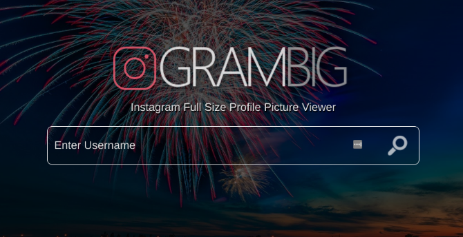 GramBig instagram profil resimlerinin tam boy fotoğraflarını gösterir