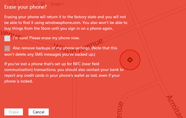 Muo-WP8-findmyphone-silme