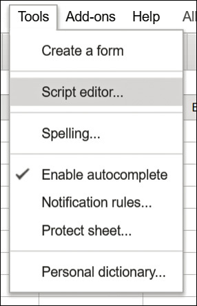 Tablolar-scriptEditor