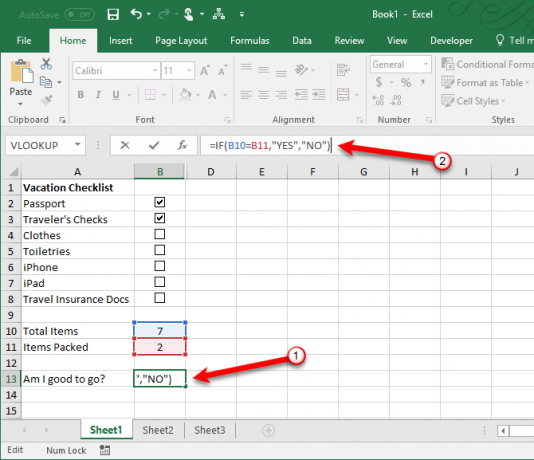 excel'de profesyoneller gibi bir kontrol listesi nasıl oluşturulur