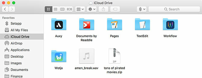 iCloud Drive macOS