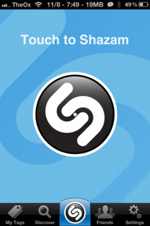 Shazam uygulaması