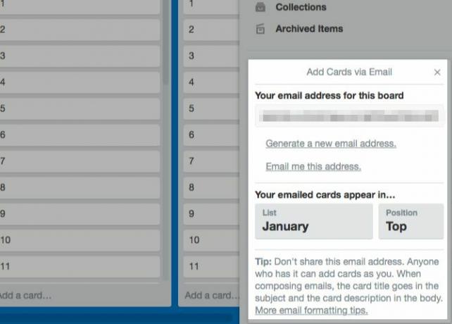 trello nasıl kullanılır - e-posta ile bir kart oluşturun