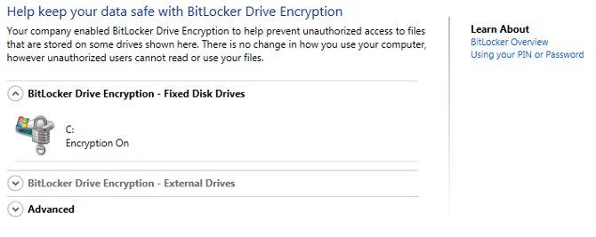 bitlocker encyption