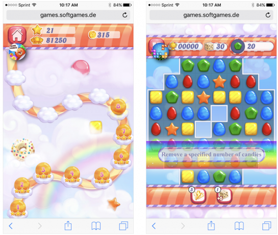 Candy Rain 2 Mobil Tarayıcı