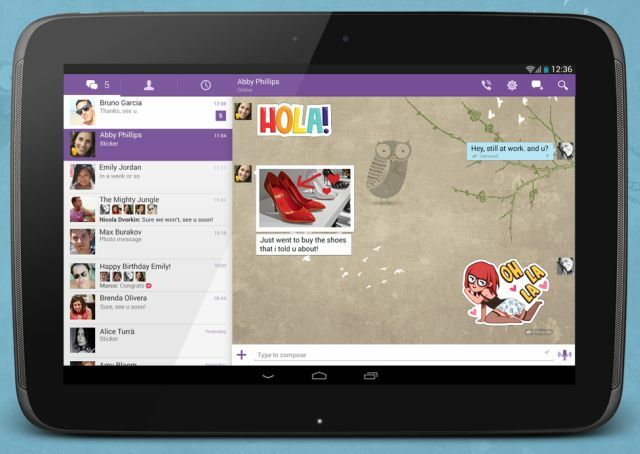 Viber-4-Android-Tablet-Sohbet-Çıkartma