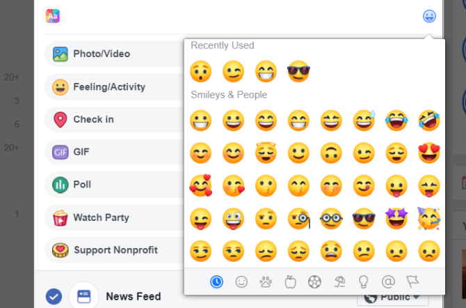 facebook emoji facebook için bir tür semboldür