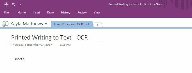 onenote optik karakter tanıma