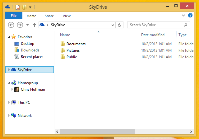SkyDrive içinde dosyası-explorer-on-pencere-8.1.png
