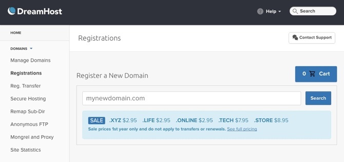 Ne bir Web Host aramalısınız? dreamhost alan adı kaydı