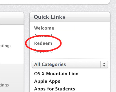 Son zamanlarda Mac mi aldınız? OS X Mountain Lion için ücretsiz yükseltmenizi talep edin kodu kullanın