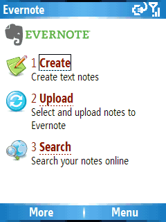 evernote windows mobil