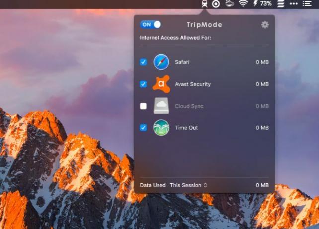 tripmode-Mac Menu Bar Uygulamaları