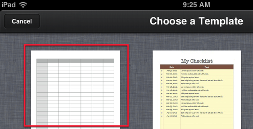 '09 [iOS] 'da Güzel Görünen Bir Form Nasıl Oluşturulur template1 seçin